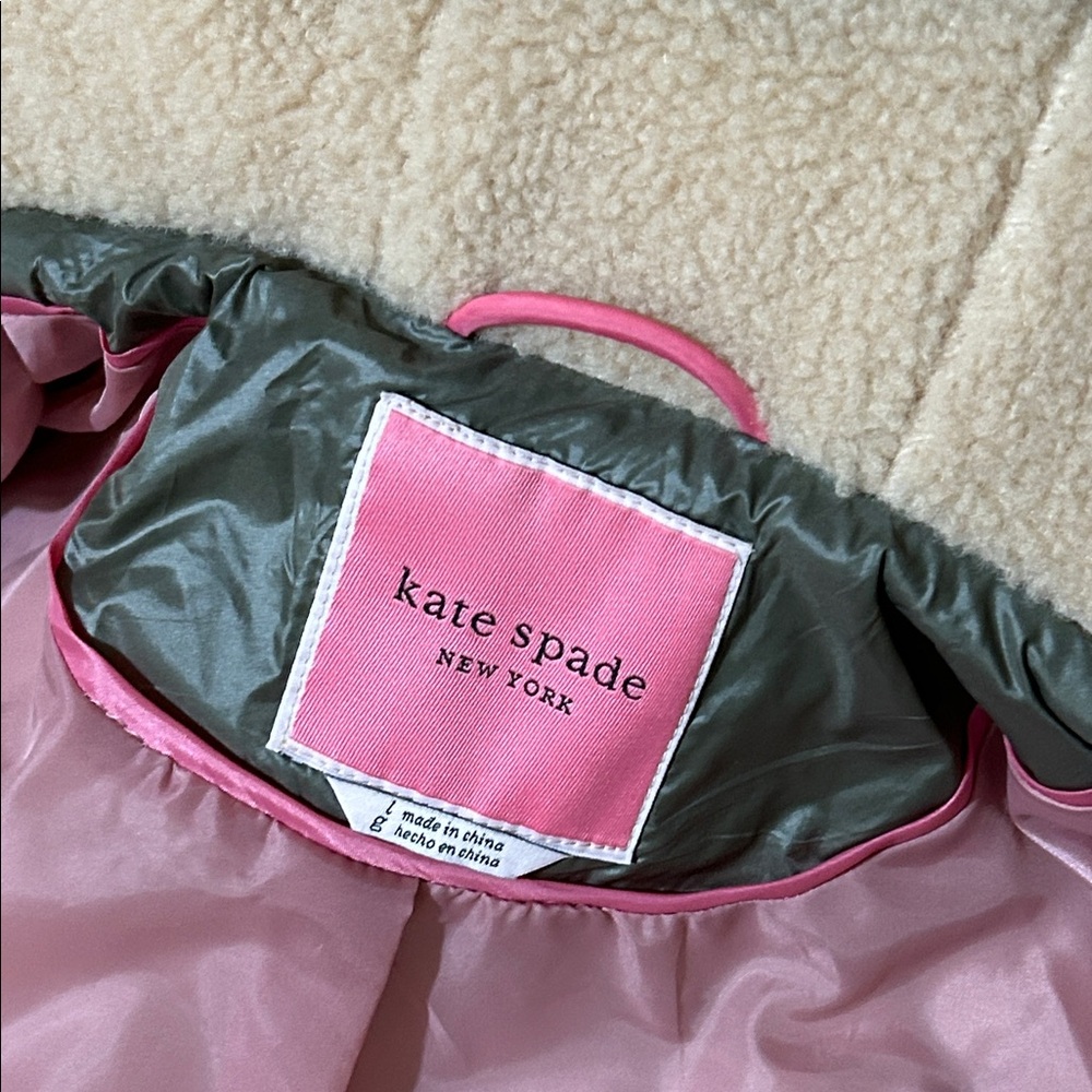 Kate Spade Quilted Puffer Jacket in Olive - Picture 16 of 16